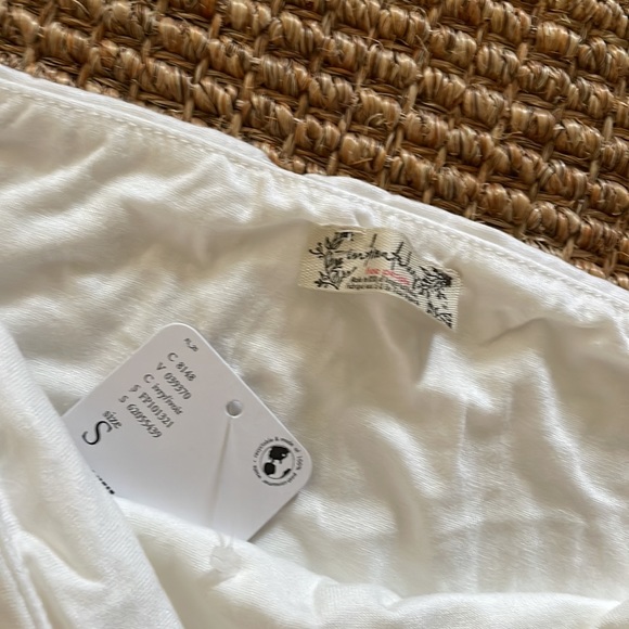 NWT Free People white/ivory tube top small - Picture 3 of 4